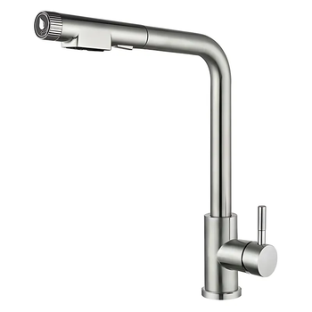 Смеситель для кухни с выдвижным изливом и краном для фильтра Mixxus LUX-021 PULL SUS304 MI8229