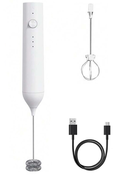 Капучинатор аккумуляторный Milk Frother Black Вспениватель на подставке TT