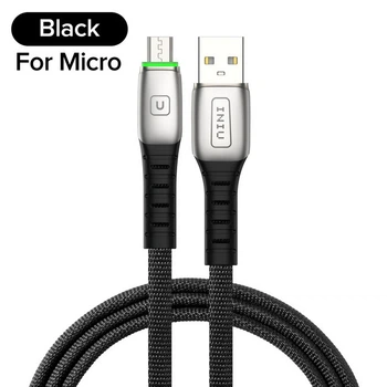 Кабель для швидкого заряджання телефону смартфона USB – micro USB 1м. Зарядний провід шнур microUSB мікро ЮСБ J4BB