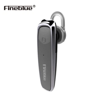 Беспроводная Bluetooth блютуз гарнитура для телефона смартфона Finеblue FX1 Серая