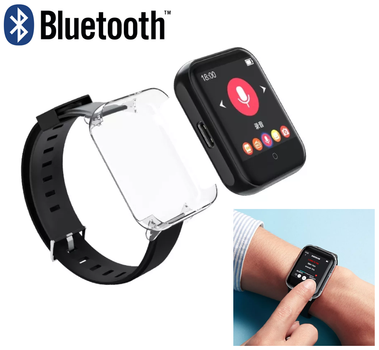 MP3/MP4 плеєр 16GB Bluetooth + Type-C навушники. Мп3/Мп4 плеєр з блютуз для спорту, бігу mini KF55B