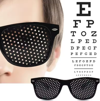 Очки-перфорационные "Ray-Ban". Перфорационные очки с дырочками. Очки тренажер для улучшения зрения
