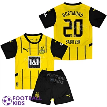 Детская футбольная форма SABITZER 20 Боруссия Дортмунд 2024-2025 Home 135-145 см (set3565-123112-4)