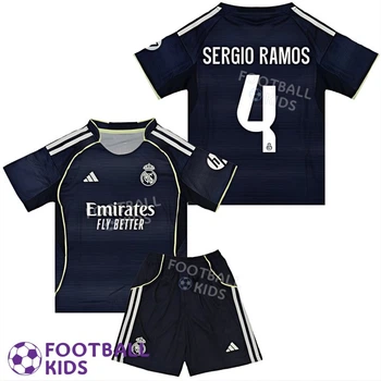 Детская футбольная форма SERGIO RAMOS 4 Реал Мадрид 2025-2026 Away 125-135 см (set4406-128322-4)