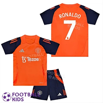 Дитяча футбольна форма RONALDO 7 Манчестер Юнайтед 2024-2025 Training Orange 155-165 см (set36281-126295-4)