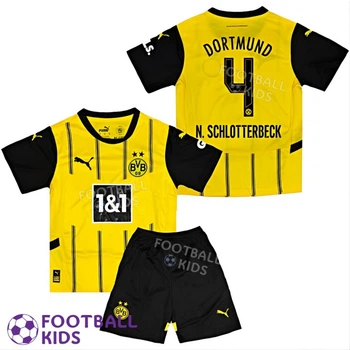Дитяча футбольна форма N. SCHLOTTERBECK 4 Боруссія Дортмунд 2024-2025 Home 135-145 см (set3565-123099-4)