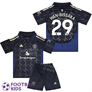 Дитяча футбольна форма WAN-BISSAKA 29 Манчестер Юнайтед 2024-2025 Away 145-155 см (set36061-127964-4)