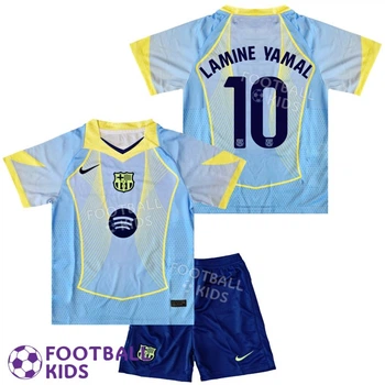 Дитяча футбольна форма LAMINE YAMAL 10 Барселона 2026 Home Yellow-Blue 135-145 см (set4703-133896-4)