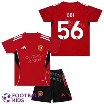 Дитяча футбольна форма OBI 56 Манчестер Юнайтед 2026 Training Red 125-135 см (set44201-129072-4)