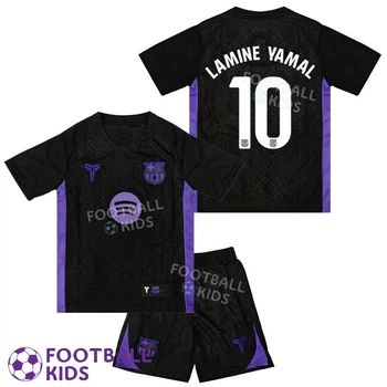 Детская футбольная форма LAMINE YAMAL 10 Барселона 2025-2026 FC Barcelona x Kobe Bryant Pre-Match Away 125-135 см (set4493-133748-4)