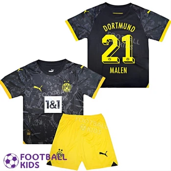Дитяча футбольна форма MALEN 21 Боруссія Дортмунд 2023-2024 Away 135-145 см (set3463-122086-4)