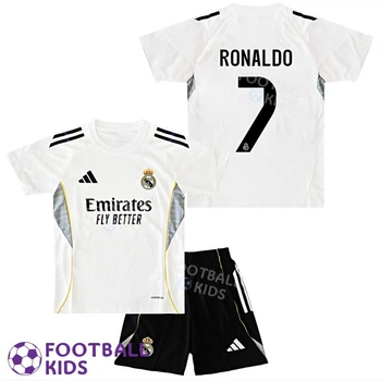 Детская футбольная форма RONALDO 7 Реал Мадрид 2025-2026 Training White 145-155 см (set4414-128550-4)