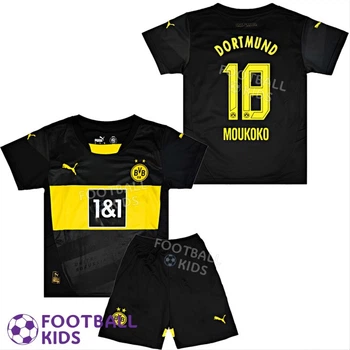 Дитяча футбольна форма MOUKOKO 18 Боруссія Дортмунд 2024-2025 Away 135-145 см (set3642-128087-4)