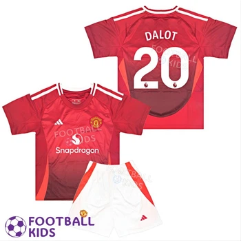 Дитяча футбольна форма DALOT 20 Манчестер Юнайтед 2024-2025 Home 135-145 см (set35781-123958-4)