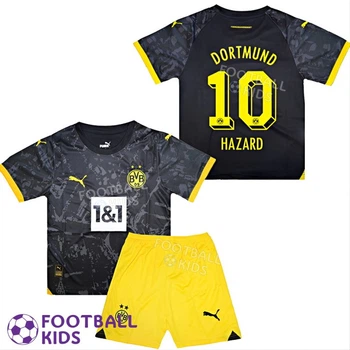 Детская футбольная форма HAZARD 10 Боруссия Дортмунд 2023-2024 Away 125-135 см (set3463-122088-4)