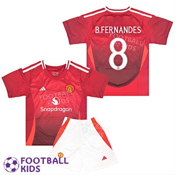 Дитяча футбольна форма B.FERNANDES 8 Манчестер Юнайтед 2025 Home 135-145 см (set3578-123898-4)