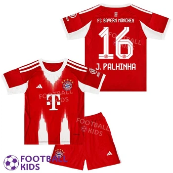 Дитяча футбольна форма J. PALHINHA 16 Баварія Мюнхен 2025-2026 Home 125-135 см (set4433-130400-4)