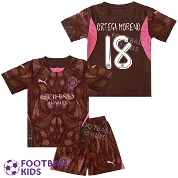 Форма воротарська ORTEGA MORENO 18 Манчестер Сіті 2024-2025 Goalkeeper Brown 125-135 см (set3916-131496-4)