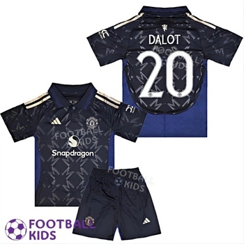 Дитяча футбольна форма DALOT 20 Манчестер Юнайтед 2025 Away 135-145 см (set3606-127956-4)