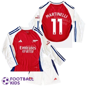 Детская футбольная форма MARTINELLI 11 Арсенал с длинным рукавом 2024-2025 Home 125-135 см (set3649-131817-4)