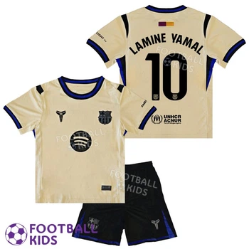 Детская футбольная форма LAMINE YAMAL 10 Барселона 2025-2026 FC Barcelona x Kobe Bryant Away 145-155 см (set4473-132664-4)