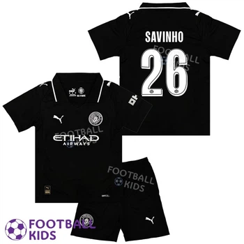 Дитяча футбольна форма SAVINHO 26 Манчестер Сіті 2025-2026 Away 155-165 см (set4456-131174-4)