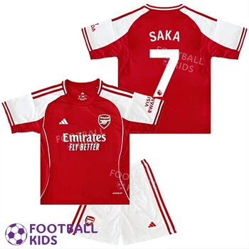 Детская футбольная форма SAKA 7 Арсенал 2025-2026 Home 155-165 см (set4431-129325-4)