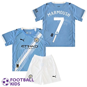 Дитяча футбольна форма MARMOUSH 7 Манчестер Сіті 2026 Home 145-155 см (set44131-129198-4)