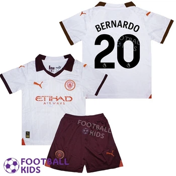 Дитяча футбольна форма BERNARDO 20 Манчестер Сіті 2022-2023 Away 125-135 см (set3437-120892-4)