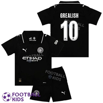 Детская футбольная форма GREALISH 10 Манчестер Сити 2025-2026 Away 125-135 см (set4456-131188-4)
