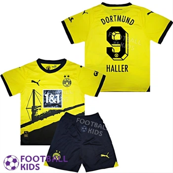 Дитяча футбольна форма HALLER 9 Боруссія Дортмунд 2023-2024 Home 145-155 см (set3408-118773-4)