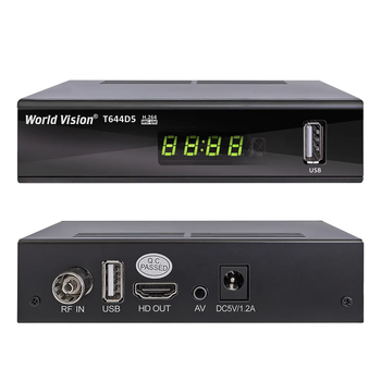 Цифровой ресивер Т2 World Vision T644D5 FM