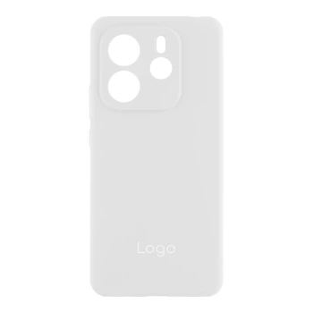 Чохол Liquid Silicone (AA) Full Camera для Xiaomi Redmi Note 14 5G Колір 09.White