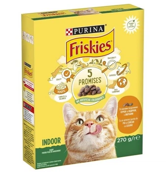 Сухой корм для взрослых котов Friskies Indoor постоянно находящихся в помещении с курицей и индейкой, с овощами 1.5 (кг)
