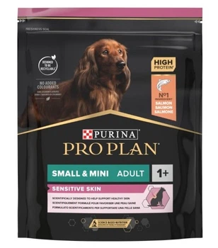 Сухий корм для дорослих собак дрібних порід із чутливою шкірою Purina Pro Plan Dog Adult Small & Mini Sensitive Skin з лососем 700 г