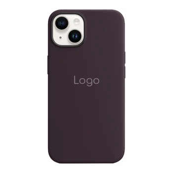 Чохол Silicone Case with MagSafe для iPhone 14 Plus Колір Elderberry