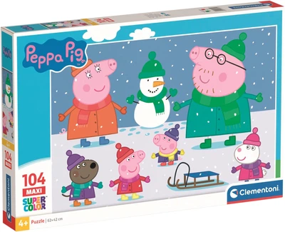 Пазл Clementoni Peppa Pig серия MAXI 104 элемента (23752) (8005125237524)