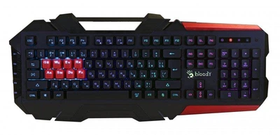 Клавиатура A4Tech B3590R Bloody Black USB