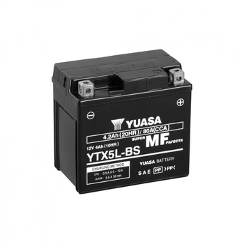 Автомобільний акумулятор Yuasa 12V 4Ah MF VRLA Battery AGM (YTX5L-BS) (297624)