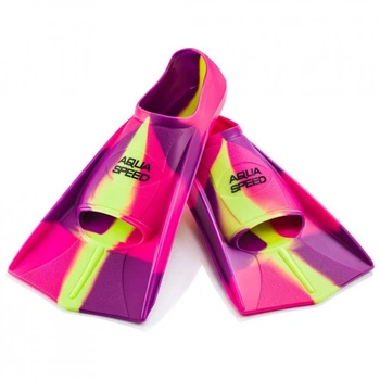 Ласты Aqua Speed Training Fins 137-93 7932 рожевий, фіолетовий, жовтий 35-36 (5908217679321) (285412)