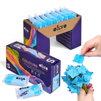 Воздушный пластилин голубой OKTO Colours (S – размер) TМ ОКТО