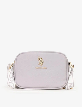 Сумка-кросбоди U.S. Polo Assn. (786662014820) CLASSIC ZIP CROSSBODY LAVENDER светло-серая