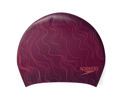 Шапочка для плавання Speedo LONG HAIR PRINTED CAP - Violet