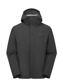 Куртка Rab Downpour Jacket чоловіча Black S чорна