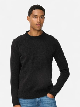 Джемпер чоловічий Camel Active Pullover 409500-6K60-88 3XL Темно-сірий (4063366164850)