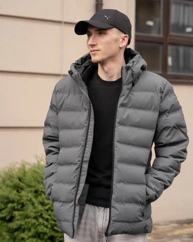 Мужская куртка CMP JACKET FIX HOOD FEEL WARM 35K3697-U862 50 (L) серая(11910070)