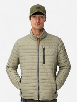 Куртка демісезонна чоловіча Camel Active Blouson quilted LOS 430780-6E52-31 48 Сірий/Зелений (4063366142520)