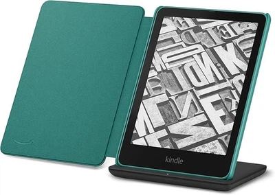 Електронна книга Amazon Kindle Paperwhite Signature Edition 32GB 12th Generation, з зарядною станцією та чохлом, екран 7' ( Jade)