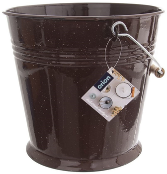 Відро харчове Orion Brown сталеве коричневе 10 л (8592381164911)
