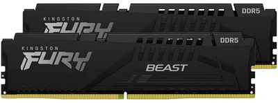 Модуль пам'яті Kingston Fury DDR5 16GB (2x8) 5600MHz Beast Black EXPO (KF556C36BBEK2-16)